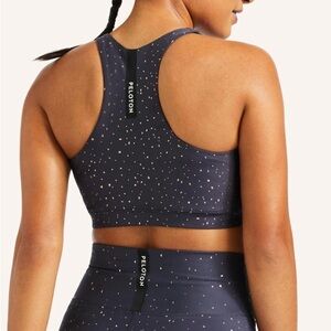 Peloton Women’s. Show Up Sparkle Up High Neck Bra - Size L ✨